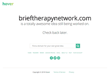 Tablet Screenshot of brieftherapynetwork.com